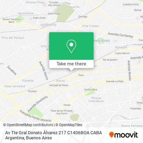 Av  Tte  Gral  Donato Álvarez 217  C1406BOA CABA  Argentina map