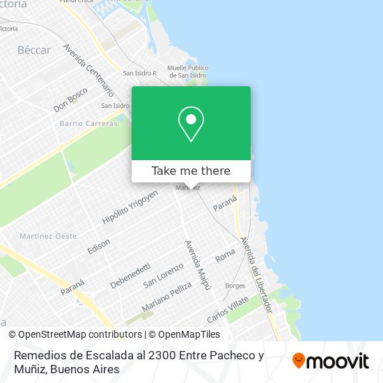 Remedios de Escalada al 2300 Entre Pacheco y Muñiz map