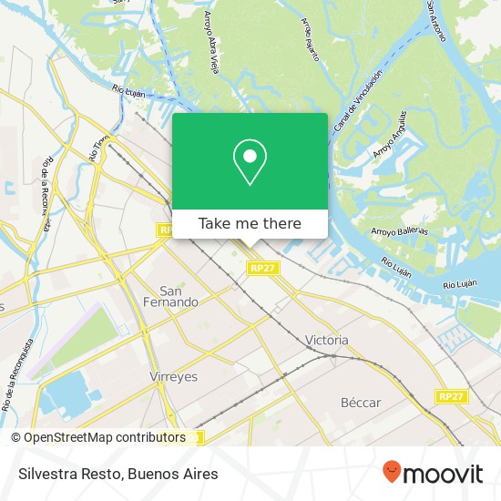 Silvestra Resto map