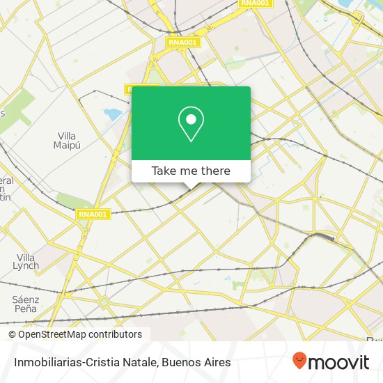 Inmobiliarias-Cristia Natale map