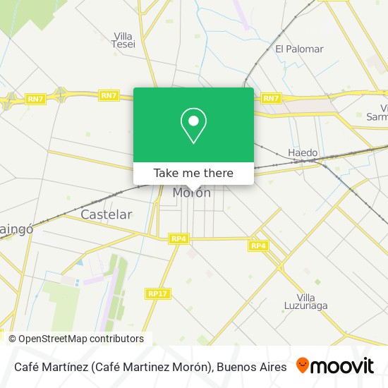 Café Martínez (Café Martinez Morón) map