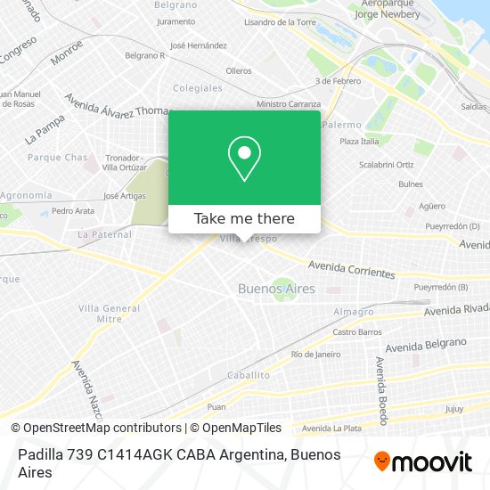 Mapa de Padilla 739  C1414AGK CABA  Argentina