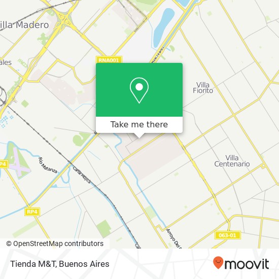 Tienda M&T map