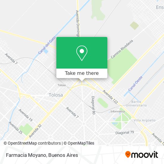 Farmacia Moyano map