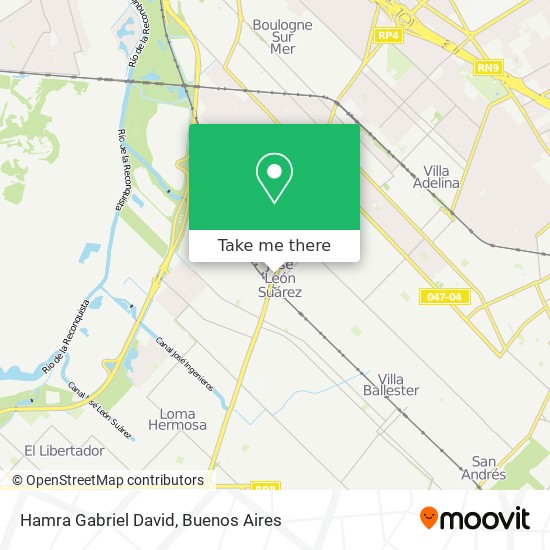 Hamra Gabriel David map