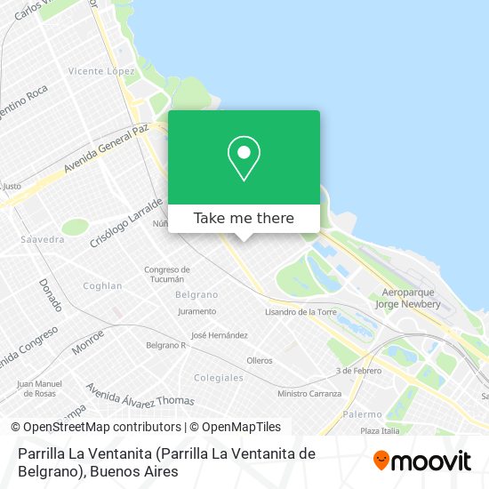 Parrilla La Ventanita (Parrilla La Ventanita de Belgrano) map