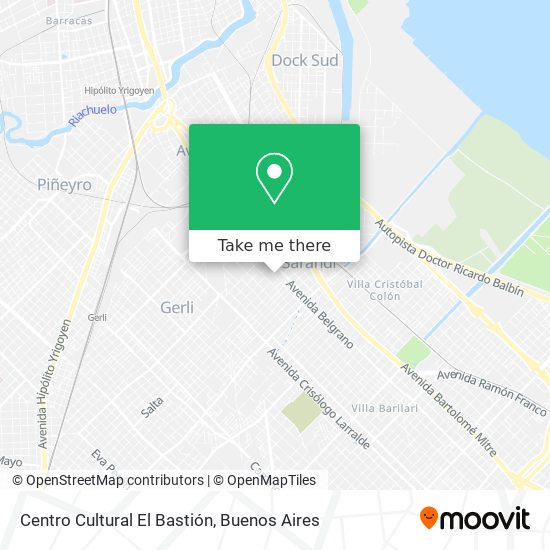 Centro Cultural El Bastión map