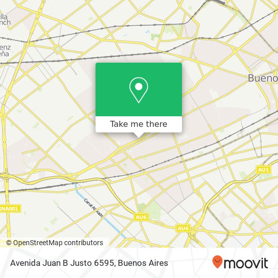 Avenida Juan B  Justo 6595 map