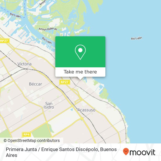 Mapa de Primera Junta / Enrique Santos Discépolo
