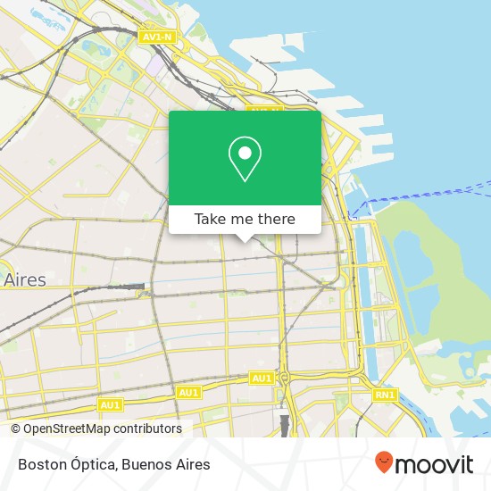 Boston Óptica map