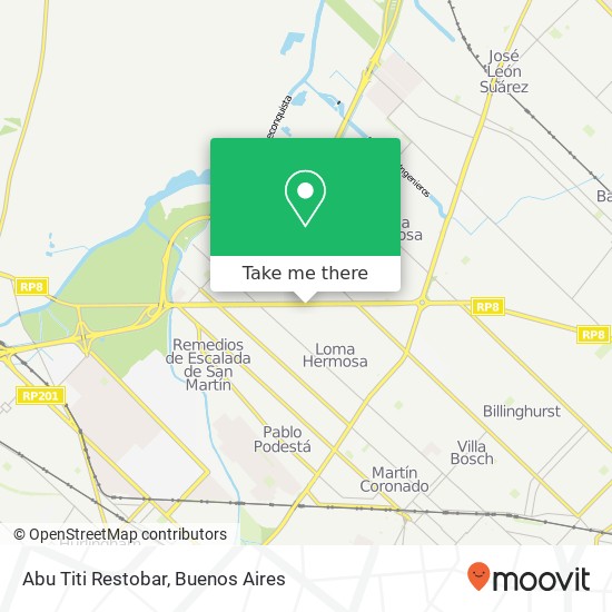 Mapa de Abu Titi Restobar