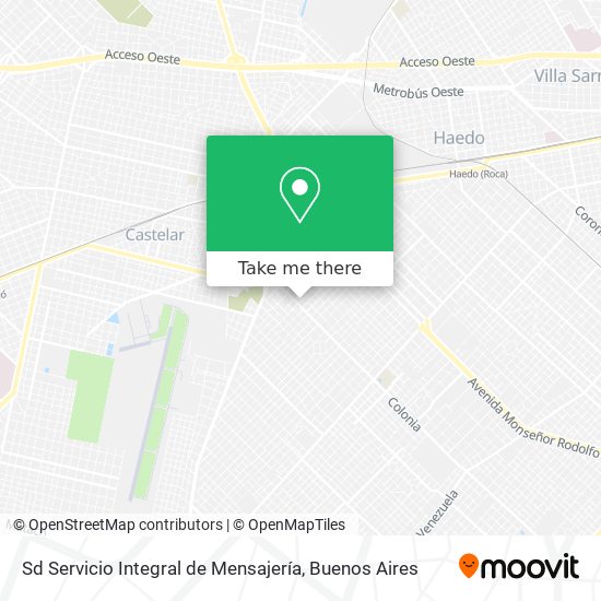 Sd Servicio Integral de Mensajería map