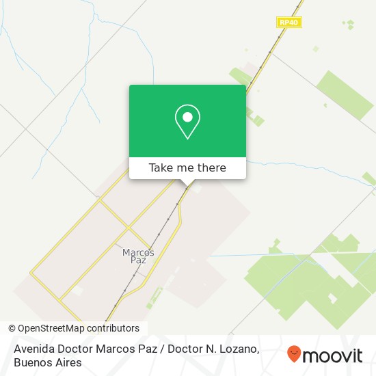 Avenida Doctor Marcos Paz / Doctor N. Lozano map