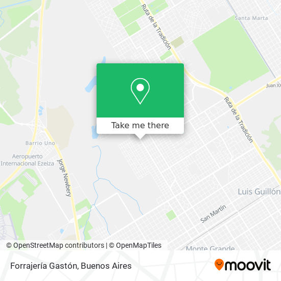 Mapa de Forrajería Gastón