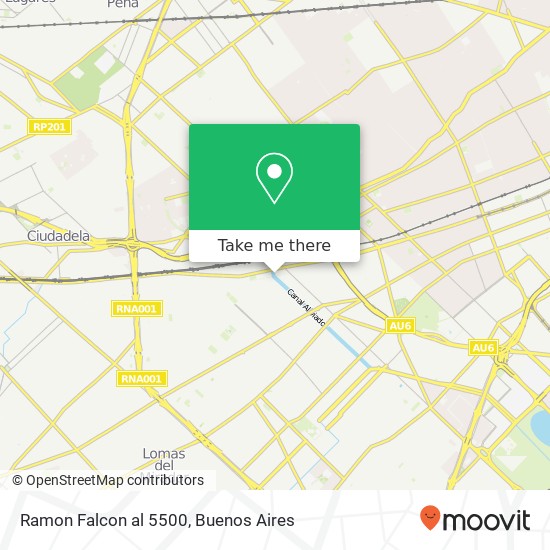 Ramon Falcon al 5500 map
