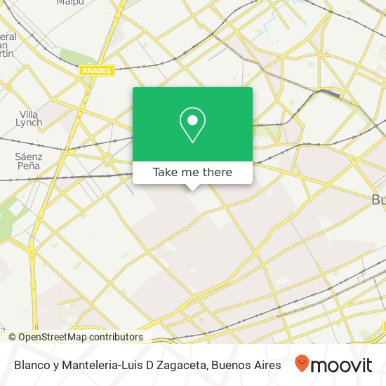 Blanco y Manteleria-Luis D Zagaceta map