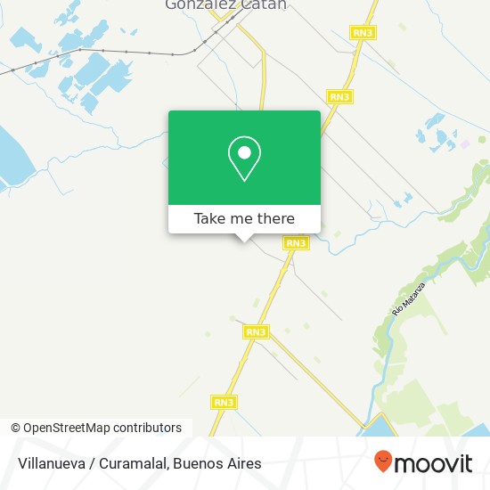 Villanueva / Curamalal map