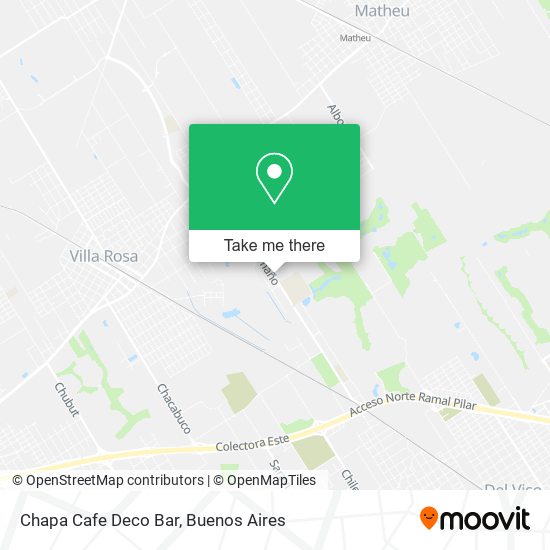 Mapa de Chapa Cafe Deco Bar