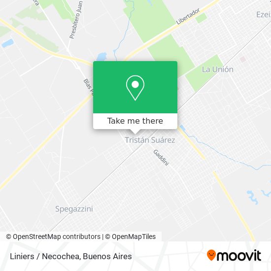 Liniers / Necochea map