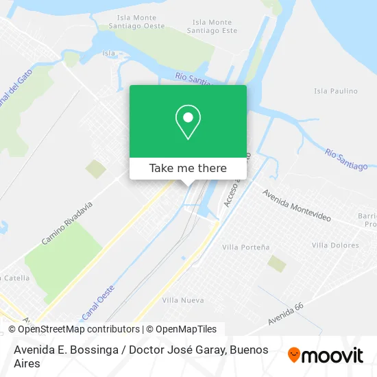 Mapa de Avenida E. Bossinga / Doctor José Garay