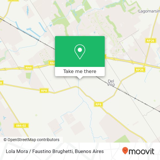 Lola Mora / Faustino Brughetti map