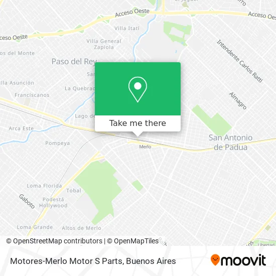 Motores-Merlo Motor S Parts map