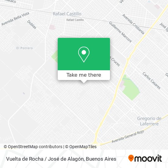 Vuelta de Rocha / José de Alagón map
