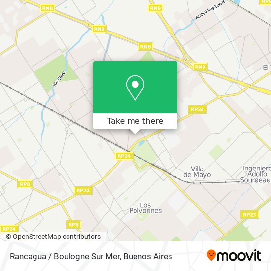 Mapa de Rancagua / Boulogne Sur Mer