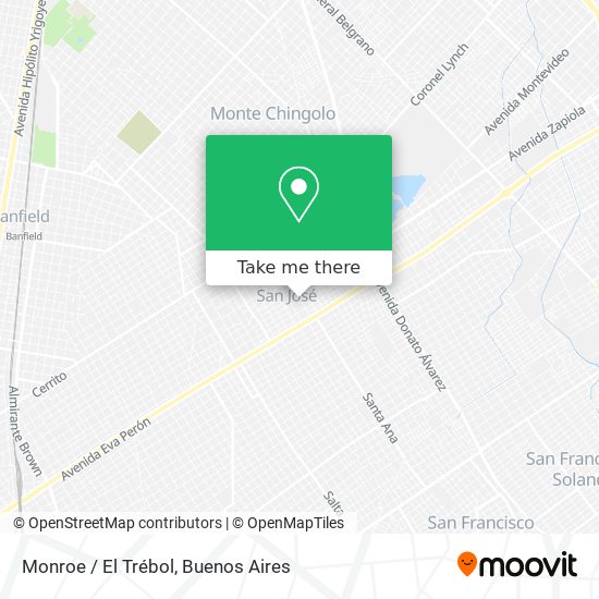 Monroe / El Trébol map
