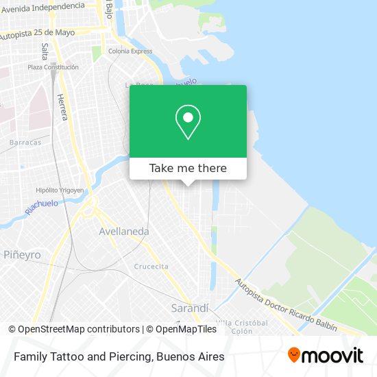 Family Tattoo and Piercing map