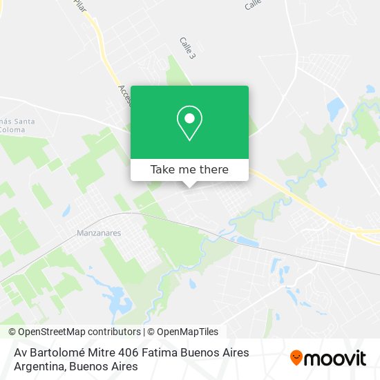 Av  Bartolomé Mitre 406  Fatima  Buenos Aires  Argentina map