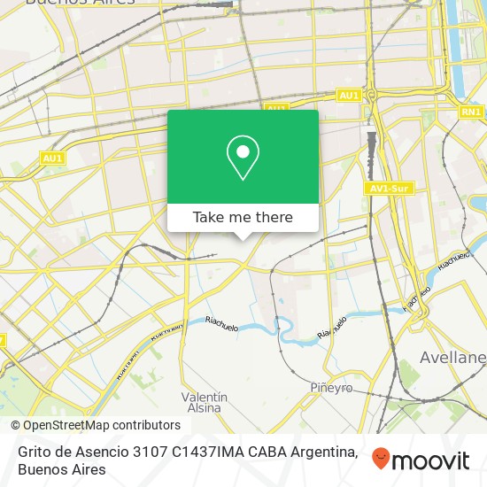 Grito de Asencio 3107  C1437IMA CABA  Argentina map