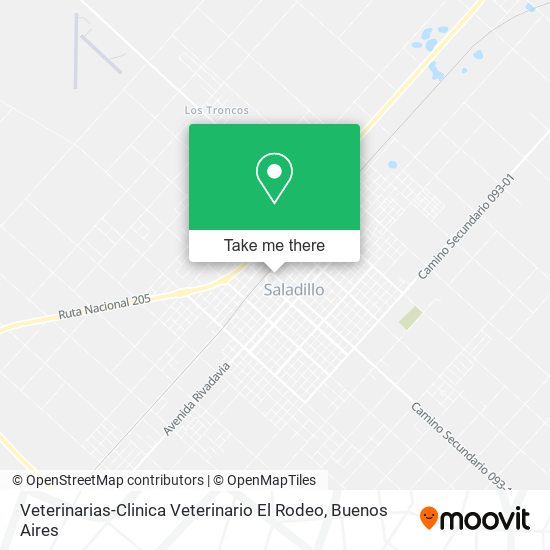Mapa de Veterinarias-Clinica Veterinario El Rodeo