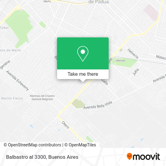 Balbastro al 3300 map
