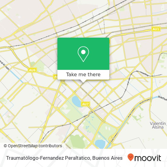 Mapa de Traumatólogo-Fernandez Peraltatico
