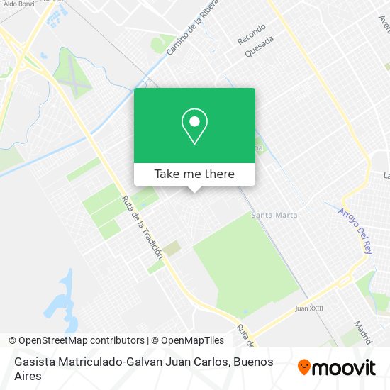 Mapa de Gasista Matriculado-Galvan Juan Carlos