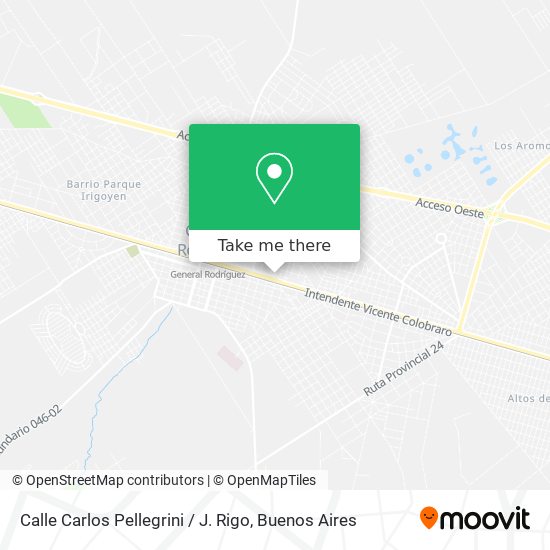 Calle Carlos Pellegrini / J. Rigo map