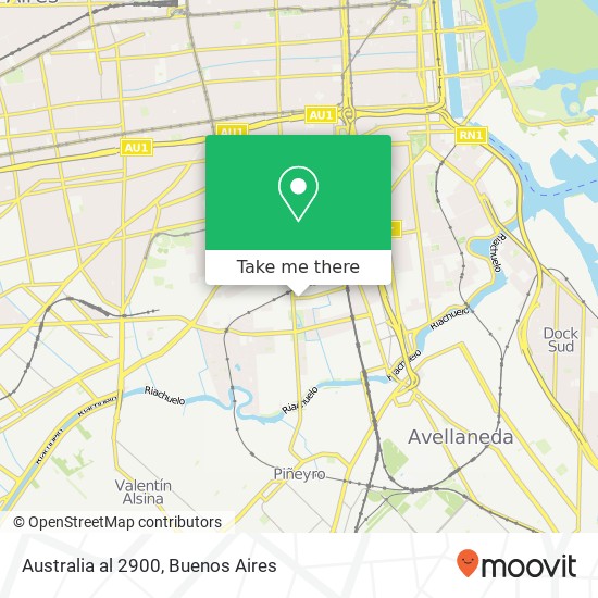 Mapa de Australia al 2900