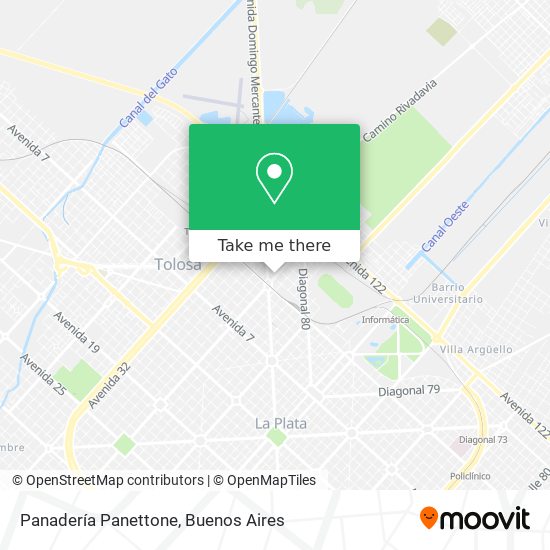 Panadería Panettone map