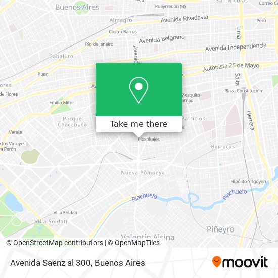 Avenida Saenz al 300 map