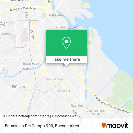 Mapa de Estanislao Del Campo  900
