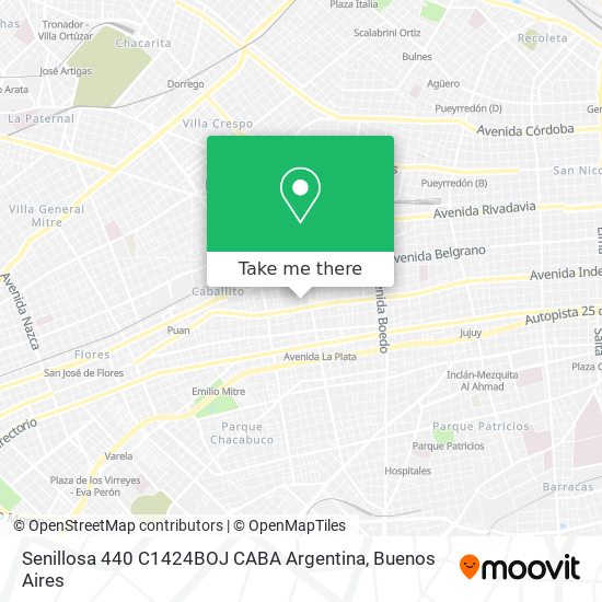 Senillosa 440  C1424BOJ CABA  Argentina map