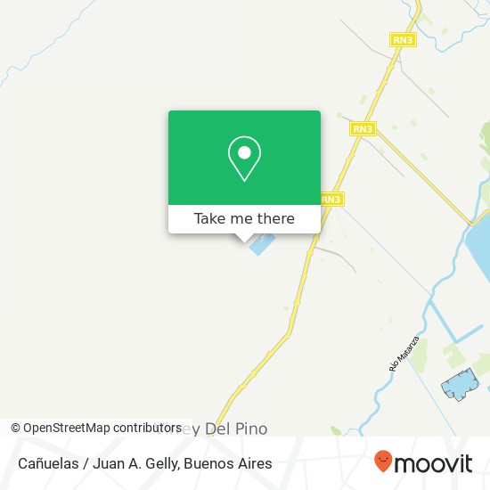 Mapa de Cañuelas / Juan A. Gelly