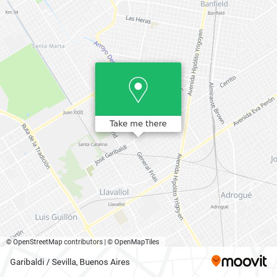 Garibaldi / Sevilla map