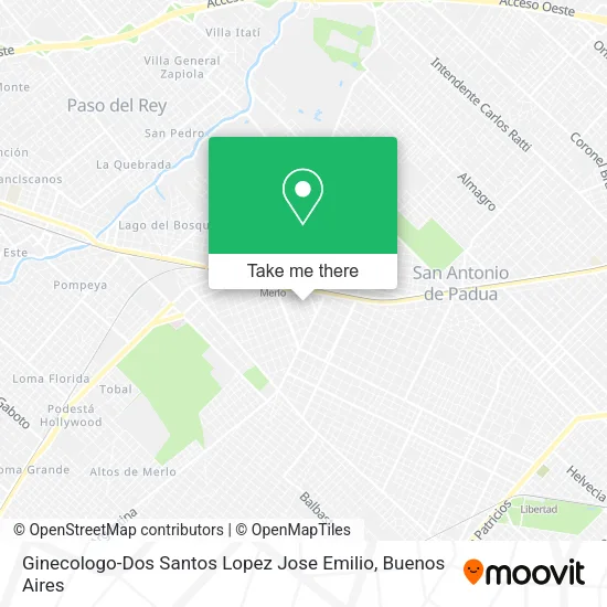 Ginecologo-Dos Santos Lopez Jose Emilio map