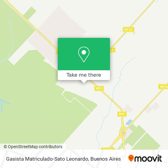 Gasista Matriculado-Sato Leonardo map