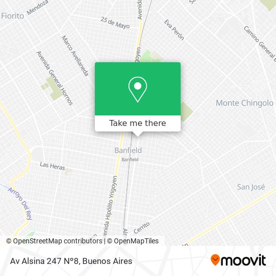 Mapa de Av  Alsina 247 Nº8