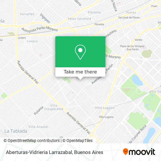Aberturas-Vidrieria Larrazabal map