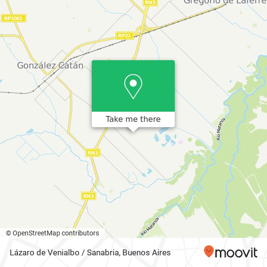 Lázaro de Venialbo / Sanabria map