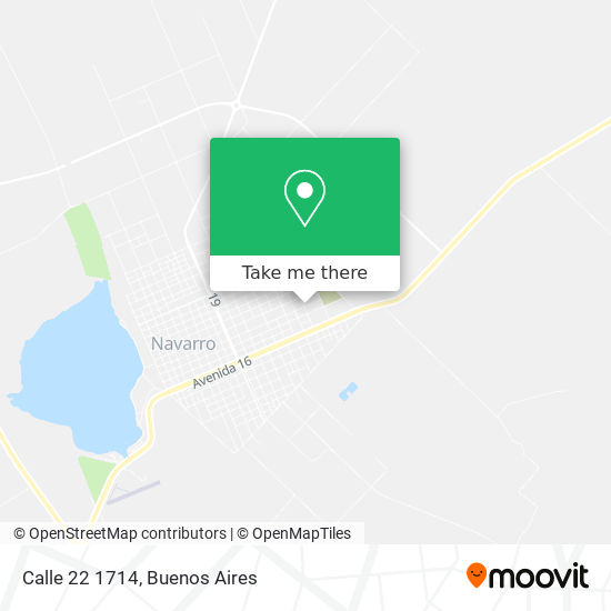 Calle 22 1714 map
